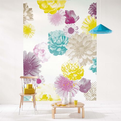 Bild: Vitamine - VTA62925647 - Wandbild: Blumen (Bunt)