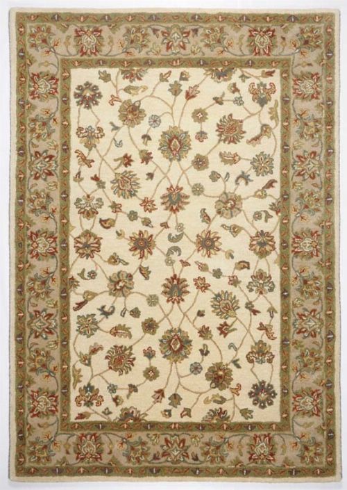 Bild: Bordürenteppich Royal Ziegler 503 (Cream Braun; 160 x 230 cm)