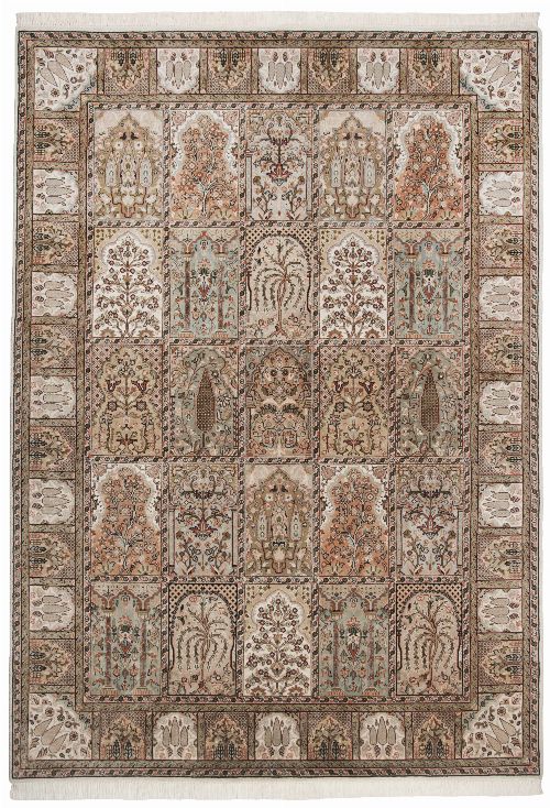 Bild: Teppich Sirsa Silk touch Bakhtiyari K (Creme; 140 x 200 cm)