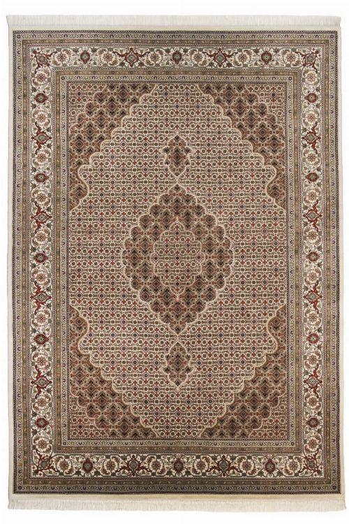 Bild: Teppich Sirsa Mahi Tabriz (Creme; 90 x 160 cm)