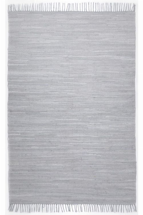 Bild: Webteppich Happy Cotton Uni (Grau; 140 x 70 cm)