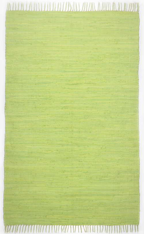 Bild: Teppich Läufer Happy Cotton Uni (Grün; 250 x 70 cm)