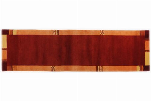 Bild: Handknüpfteppich Nepalus TK-02 (Rot; 80 x 200 cm)