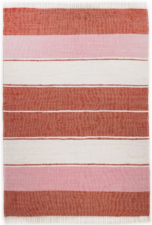 Bild: Webteppich Happy Design Stripes (Rot; 160 x 90 cm)