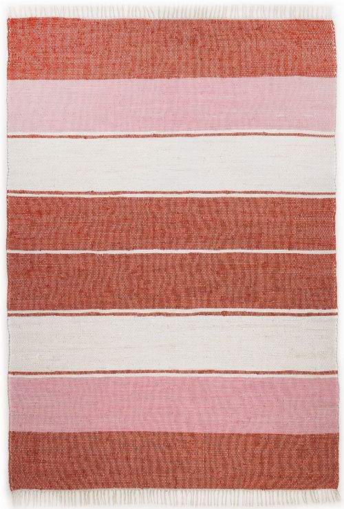 Bild: Webteppich Happy Design Stripes (Rot; 180 x 120 cm)