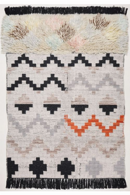 Bild: Berber Teppich Nomadic Design 3960 (Grau Multi; 160 x 230 cm)