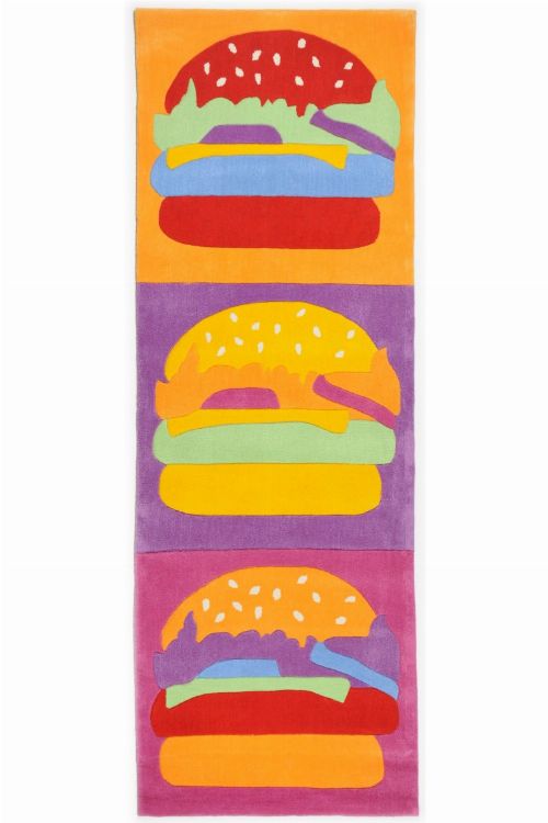 Bild: Kinderteppich Menorca Burger (Bunt; 80 x 230 cm)