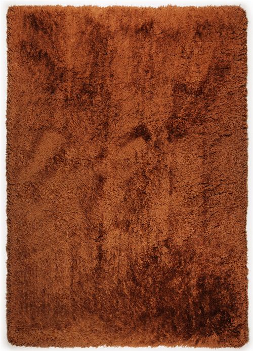 Bild: Hochflorteppich Flokato (Terrakotta; 160 x 230 cm)