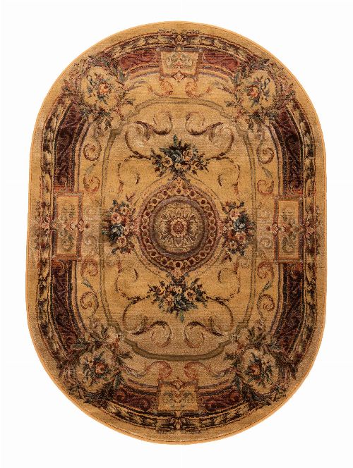 Bild: Bordürenteppich Gabiro Des.856 (Beige; 90 x 160 cm)