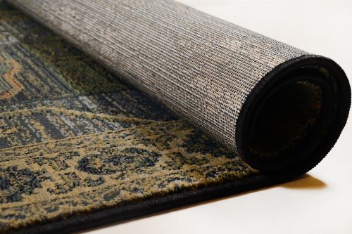 Bild: Patchwork Teppich Gabiro Des.5504 (Blau; 60 x 90 cm)