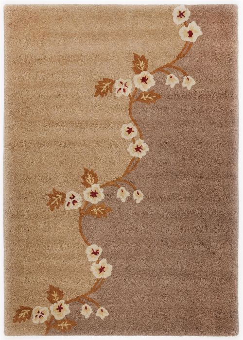 Bild: Schurwollteppich Santorino 1233 (Braun; 50 x 80 cm)