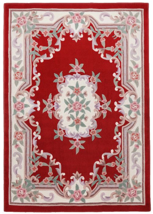 Bild: Aubusson Design Teppich Ming 501 (Rot; 160 x 230 cm)