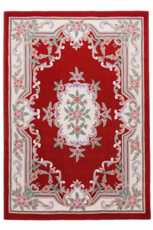 Bild: Aubusson Design Teppich Ming 501 (Rot; 160 x 230 cm)