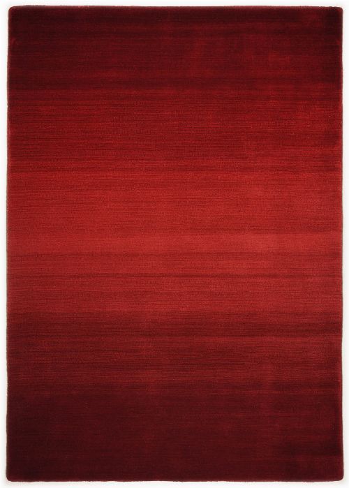 Bild: Schurwollteppich Wool Star Ombre (Rot; 70 x 140 cm)
