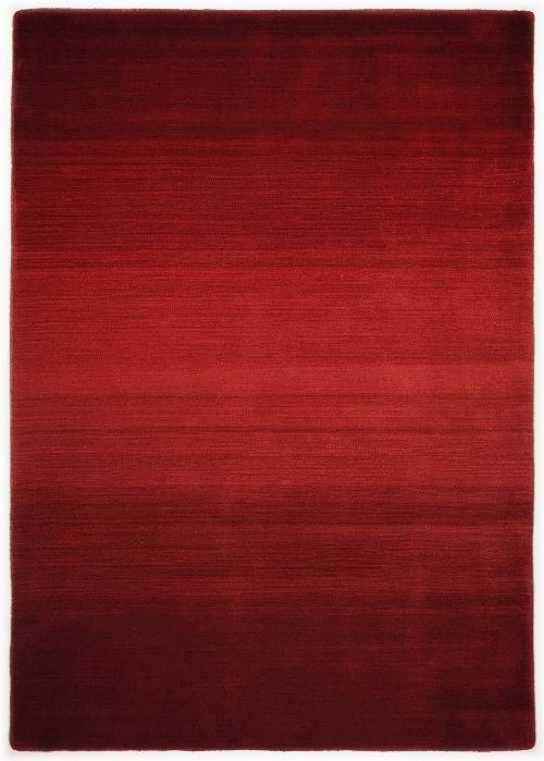 Bild: Schurwollteppich Wool Star Ombre (Rot; 90 x 160 cm)