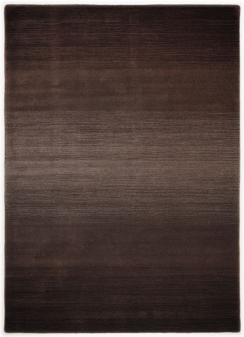 Bild: Schurwollteppich Wool Star Ombre (Braun; 90 x 160 cm)
