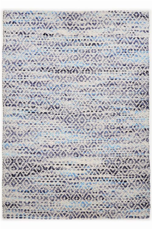 Bild: Teppich Smooth Comfort - Diamond (Blau; 160 x 230 cm)
