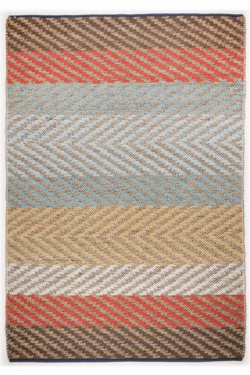 Bild: Teppich Smooth Comfort - Pastell Stripe (160 x 230 cm)