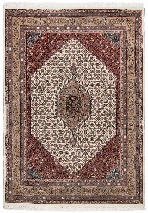 Bild: Perser Teppich Benares Bidjar (Beige; 90 x 160 cm)