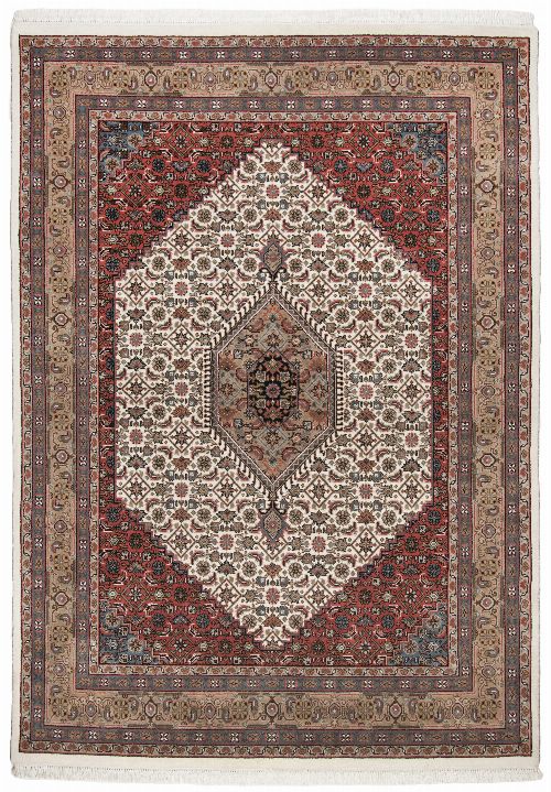Bild: Perser Teppich Benares Bidjar (Beige; 140 x 200 cm)