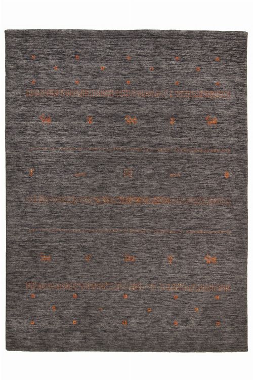 Bild: Schurwollteppich Nebraska ZO-896-16 (Anthrazit; 90 x 160 cm)