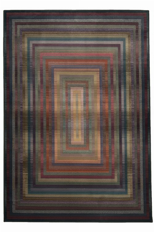 Bild: Kurzflor Teppich Gabiro Des.001 (Lila; 60 x 90 cm)