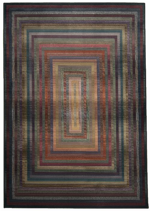 Bild: Kurzflor Teppich Gabiro Des.001 (Lila; 68 x 135 cm)