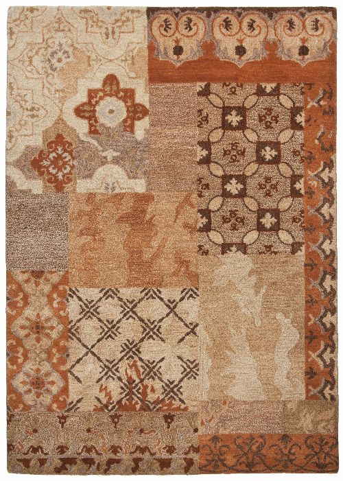 Bild: Schurwollteppich Fauna (Beige; 190 x 290 cm)