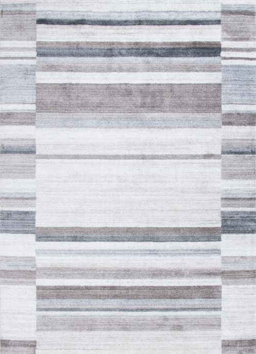 Bild: Streifenteppich Venice ZO-973-15 (Grau; 120 x 180 cm)