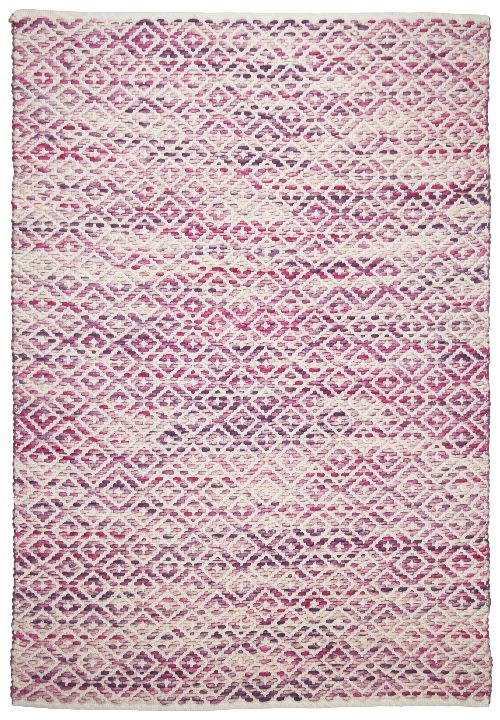 Bild: Teppich Smooth Comfort - Diamond (Rosa; 85 x 155 cm)