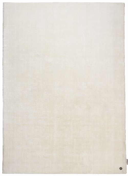 Bild: Viskose Teppich - Shine Uni (Weiß; 140 x 200 cm)