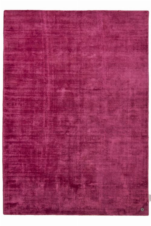 Bild: Viskose Teppich - Shine Uni (Pink; 65 x 135 cm)