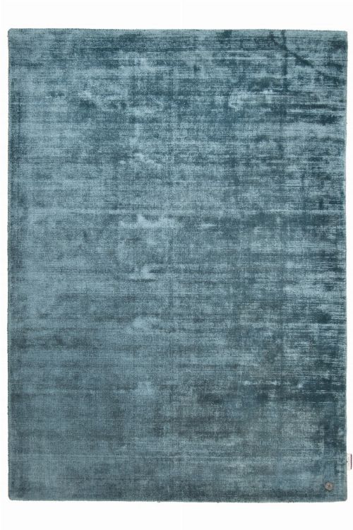 Bild: TOM TAILOR Viskose Teppich - Shine Uni (Aqua; 140 x 200 cm)