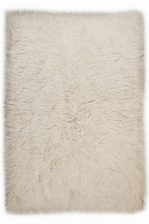 Bild: Schurwollteppich Super Flokati Uni (Beige; 300 x 400 cm)