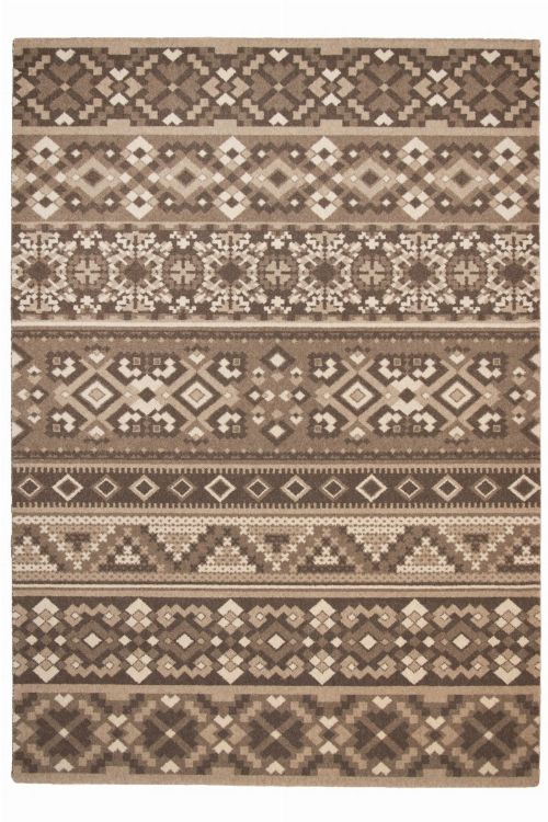 Bild: Ethno Teppich Timeless 002 (Beige; 133 x 190 cm)