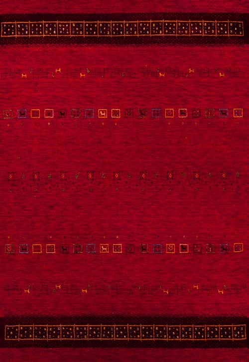 Bild: Gabbeh Teppich Lori Dream (Rot; 90 x 160 cm)