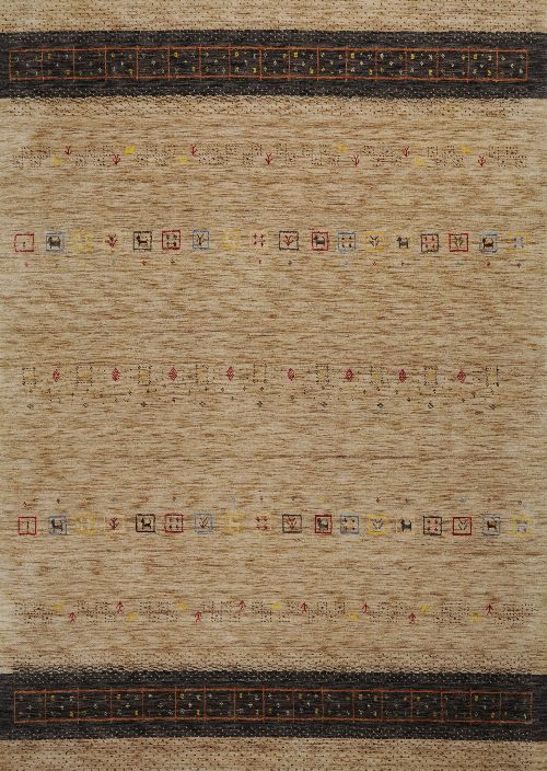 Bild: Gabbeh Teppich Lori Dream (Hellbraun; 90 x 160 cm)