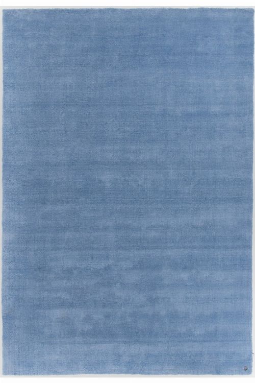 Bild: Kurzflor Teppich - Powder (Blau; 65 x 135 cm)