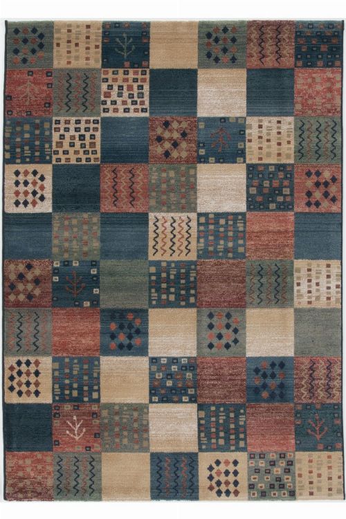 Bild: Karo Teppich Gabiro Des.2274 (Multicolor; 200 x 285 cm)