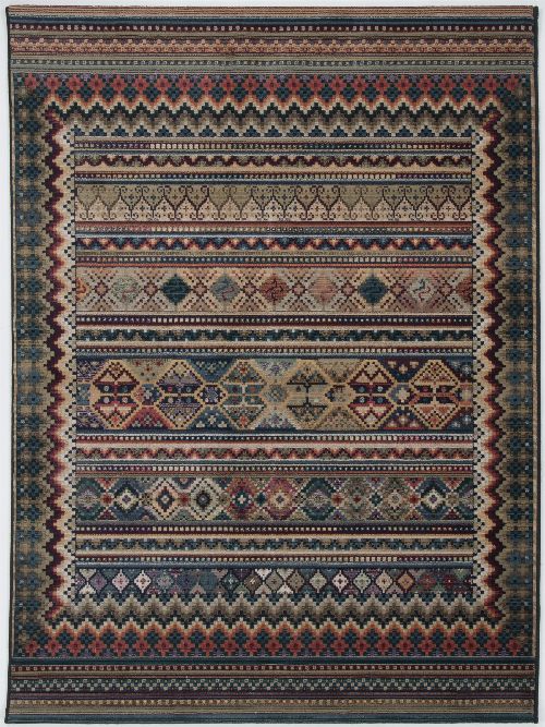 Bild: Ethno Teppich Gabiro Des.416 (Multicolor; 200 x 285 cm)