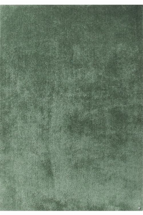 Bild: Hochflor Teppich - Soft Uni (Light Green; 65 x 135 cm)