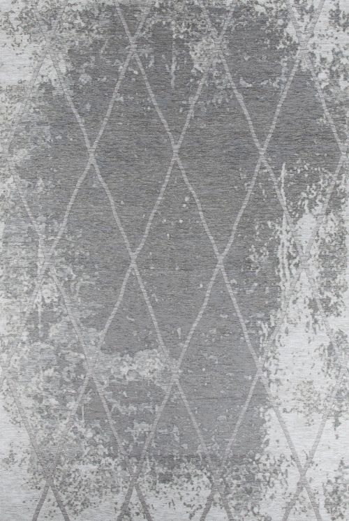 Bild: Vintage Teppich - Fine Lines (Grau; 68 x 130 cm)