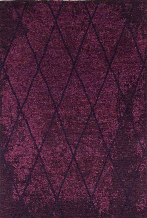 Bild: Vintage Teppich - Fine Lines (Purple; 80 x 150 cm)