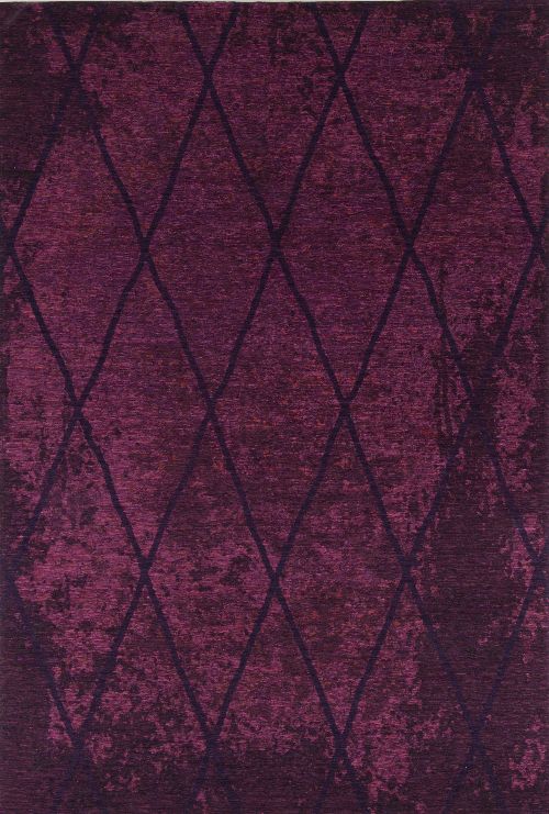 Bild: Vintage Teppich - Fine Lines (Purple; 155 x 230 cm)