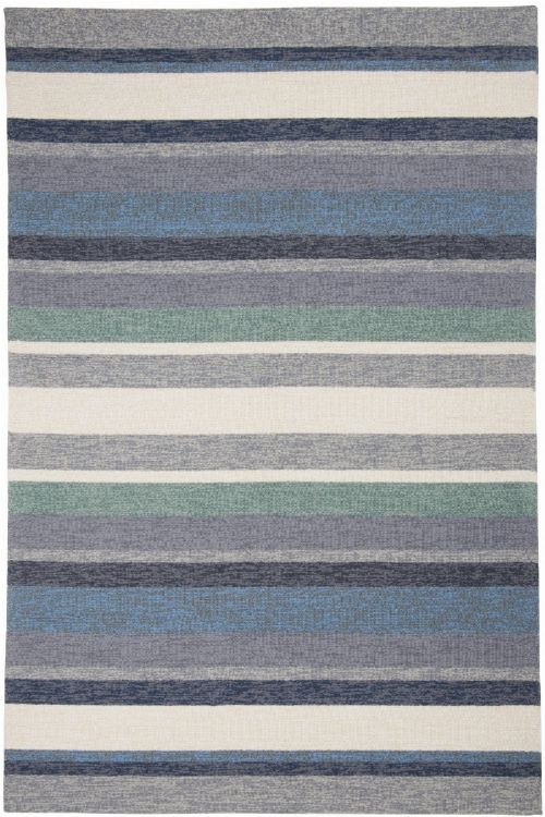 Bild: Gino Falcone Teppich Rosetta - Stripes (Blau; 190 x 290 cm)