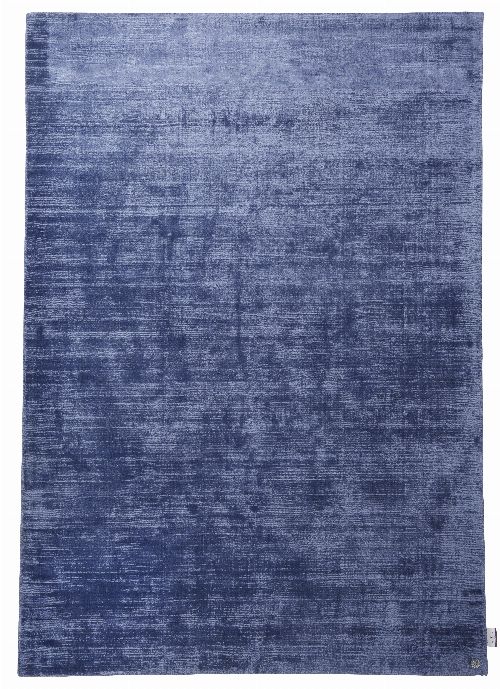 Bild: TOM TAILOR Viskose Teppich - Shine Uni (Blau; 230 x 160 cm)