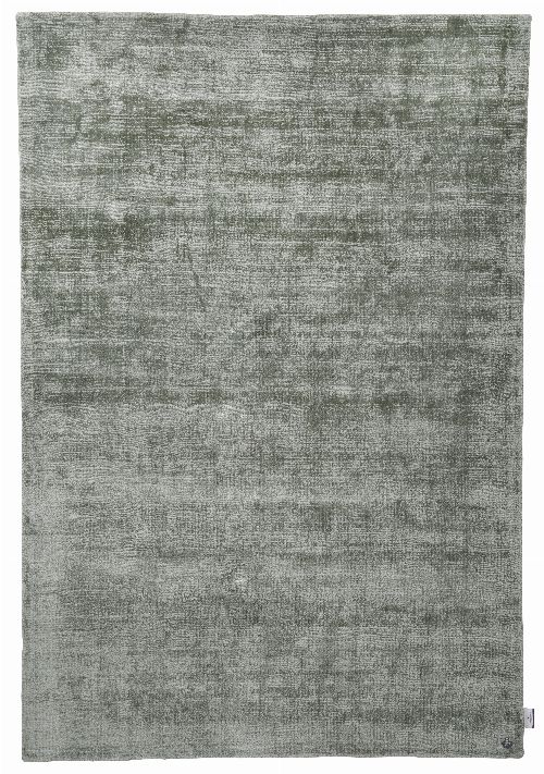Bild: TOM TAILOR Viskose Teppich - Shine Uni (Dschungelgrün; 200 x 140 cm)