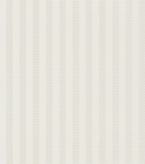 Bild: Streifentapete Stoffoptik 4517 (Creme)