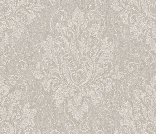 Bild: Ornamenttapete Metallic 4543 (Beige/Silber)