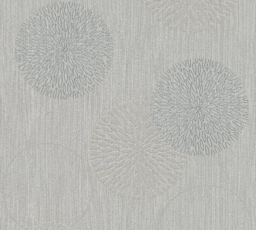 Bild: Modern Flowers Tapete 4560 (Beige/Grau)